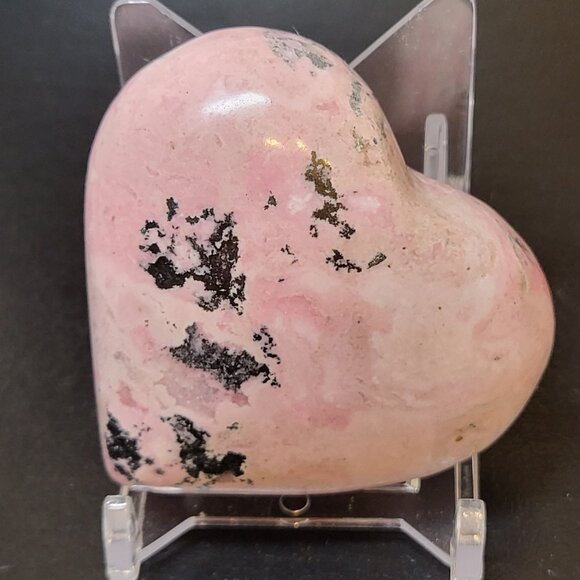 Rhodochrosite Heart Mineral Pink - Picture 3 of 8